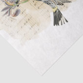 バードミュージックアイリスフラワーウォーター色デカップクラフト 薄葉紙 (詳細)