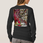 バードモデル：かわいらしピーコック01 Tシャツ (裏面)