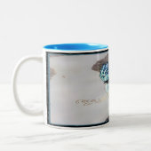 バードモデル:マウンテンブルーバード01-02 ツートーンマグカップ (左)