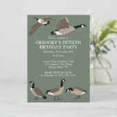 バードラバーズカナダゲーゼ誕生日パーティー 招待状 (スタンド正面)