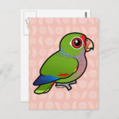 バードラブルのブドウ科の鸚鵡 ポストカード (正面/裏面)