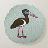 バードラブルアブディムズストーク ラウンドクッション (正面)