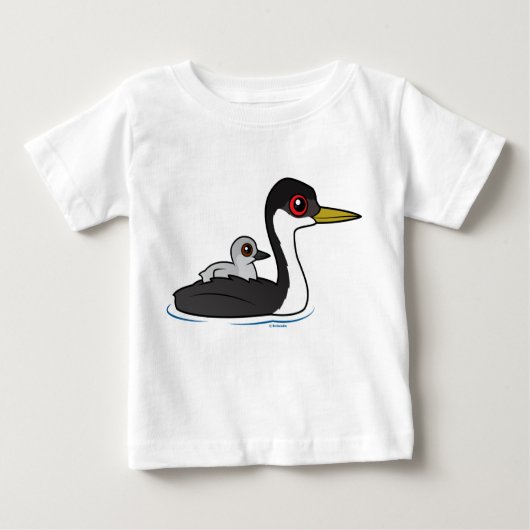 バードラブルウエスタングレベベビー ベビーTシャツ (正面)