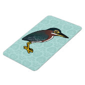 バードラブルグリーンヘロン マグネット (左側)