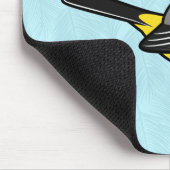 バードラブルグレイ マウスパッド (コーナー)