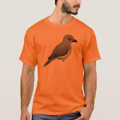 バードラブルダイヤモンド鳩 Tシャツ (正面)
