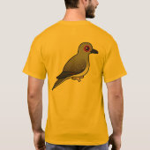 バードラブルダイヤモンド鳩 Tシャツ (裏面)