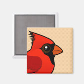 バードラブルノーザン（鳥）ショウジョウコウカンチョウ マグネット (正面/裏面)