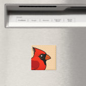 バードラブルノーザン（鳥）ショウジョウコウカンチョウ マグネット (インサイチュ (食洗機))