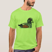 バードラブルハーレキンアヒル Tシャツ (正面)