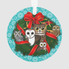 バードラブルフイルズクリスマスリース オーナメント