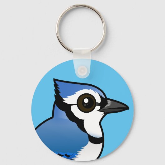 バードラブルブルージェイ キーホルダー (正面)