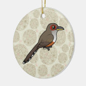 バードラブルプエルトリカリザードキュッコ セラミックオーナメント (左)