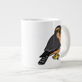 バードラブルペルーアプロマド《鳥》ハヤブサ ジャンボコーヒーマグカップ (正面右)