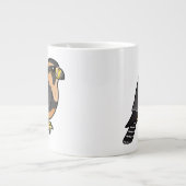 バードラブルペルーアプロマド《鳥》ハヤブサ ジャンボコーヒーマグカップ (正面)