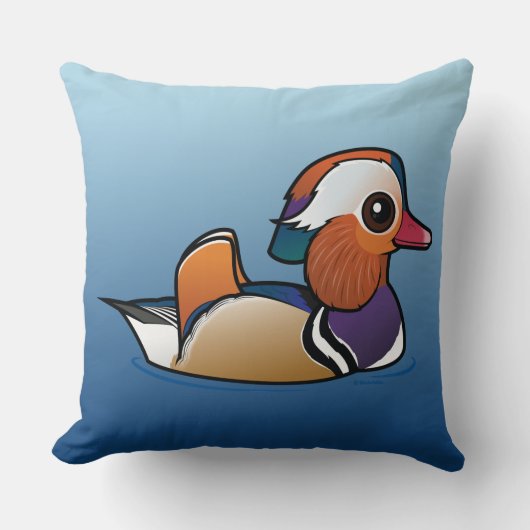 バードラブルマンダリンダック クッション (正面)