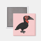 バードラブル南地産のスズメバチ マグネット (正面/裏面)