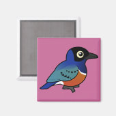 バードラブル絶妙なスターリング マグネット (正面/裏面)