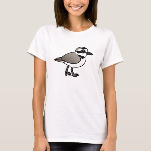 バードラブル雪のクローバー Tシャツ (正面)