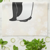 バードラブル·エンペラー·ペンギン キッチンタオル (折り畳み)