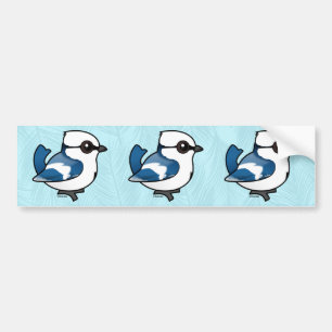 バードラブルAzure Tit バンパーステッカー