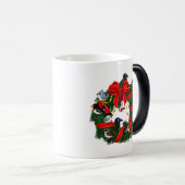 バードラブルNAバックヤードバーズバードクリスマスリース モーフィングマグカップ (正面右)