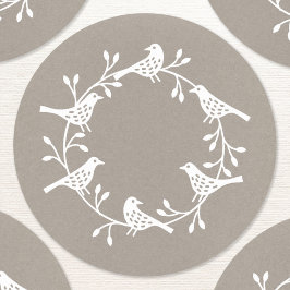 バードリースモダンスカンジナビアスタイル ラウンドシール