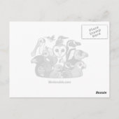 バードル可能な長ワット傘 ポストカード (裏面)