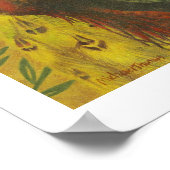 バードレディファインアートプリント ポスター (角)