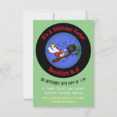 バードロックカッコいいギタープレイヤーへの漫画の招待 招待状 (正面)