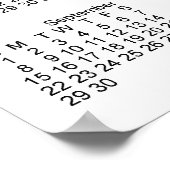 バードロックチキン壁掛け年間カレンダー2013 ポスター (角)