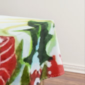 バードロビンカップル冬のホリークリスマス テーブルクロス (インサイチュ)