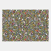 バードローフ（黒） ラッピングペーパーシート (正面3)