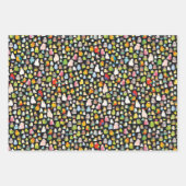 バードローフ（黒） ラッピングペーパーシート (正面2)