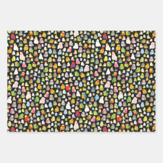 バードローフ（黒） ラッピングペーパーシート