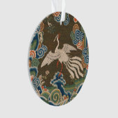バード中国のアンティークデコール オーナメント (正面)