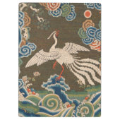 バード中国のアンティークデコール クリップボード (裏面)