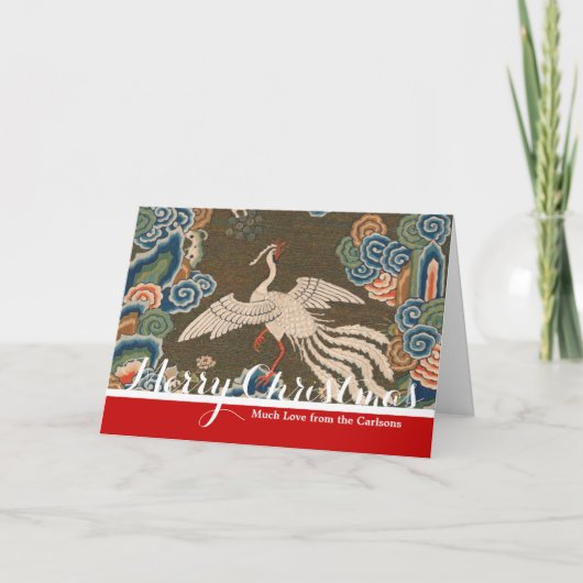 バード中国のアンティークデコール シーズンカード (正面)