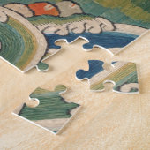 バード中国のアンティークデコール ジグソーパズル (側面)