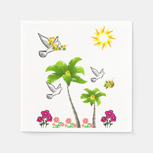 バード紙ナプキンス スタンダードカクテルナプキン (正面)