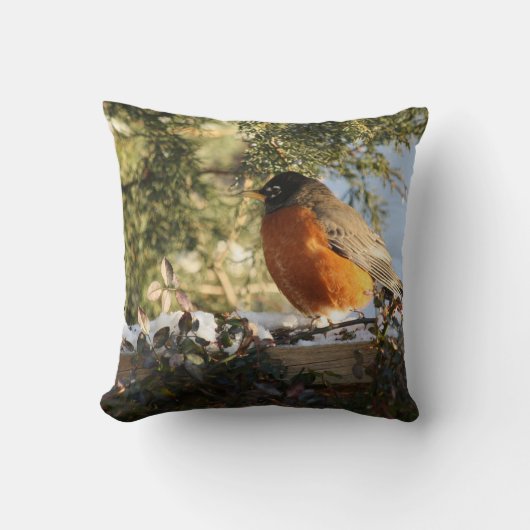 バード自然フォト春 クッション (正面)