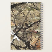 バード・イン・ツリー・スパイラル・ノート ノートブック (裏面)