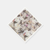 バード&ミュージック紙コラージュ紙ナプキンス スタンダードカクテルナプキン (角)