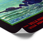 バード・ロックス・ブランド オレンジ 果物 crate ラベル ポスター (角)