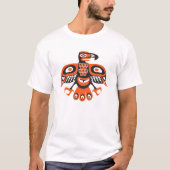 バード – 先住民アメリカのアートスタイル Tシャツ (正面)