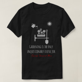 バーナおもしろいードショー引用文、ガーデニング、ジョブブラック Tシャツ