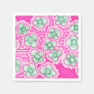 バーナクルスとブルッセルスプラウト スタンダードカクテルナプキン