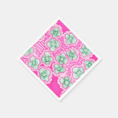 バーナクルスとブルッセルスプラウト スタンダードカクテルナプキン (角)