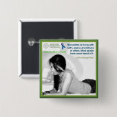 バーナデット及びHNFのCMTの認識度ボタン 缶バッジ (正面&裏面)