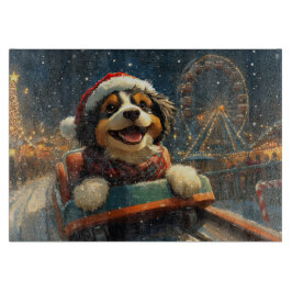 バーナドゥードル・ドッグ・ジェットコースター・クリスマス カッティングボード